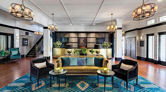 Hotel Kurrajong Canberra reception
