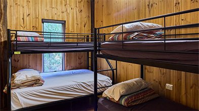Dorm bunk room, Margaret River Nature Park