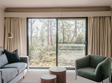 Interior of the Wilderness view room
